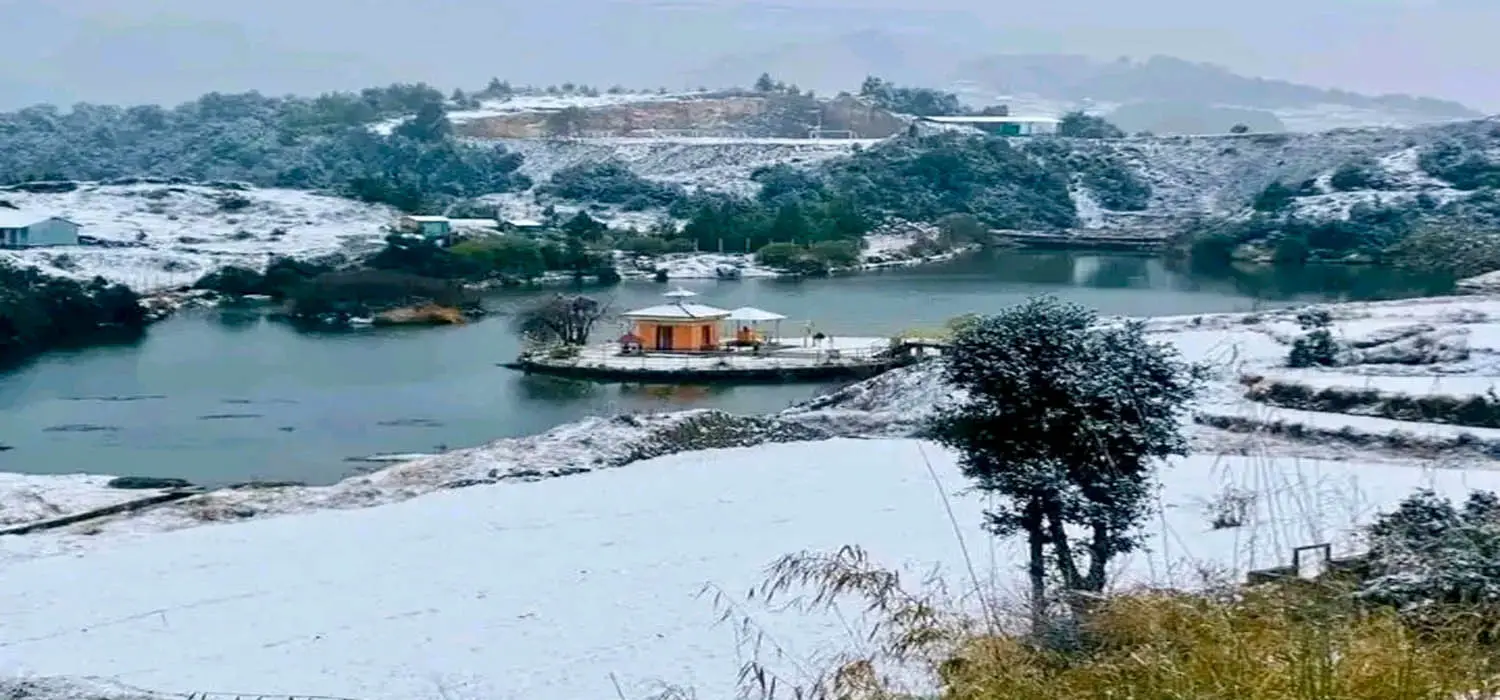 दोलखाको माथिल्लो क्षेत्रमा हिमपात